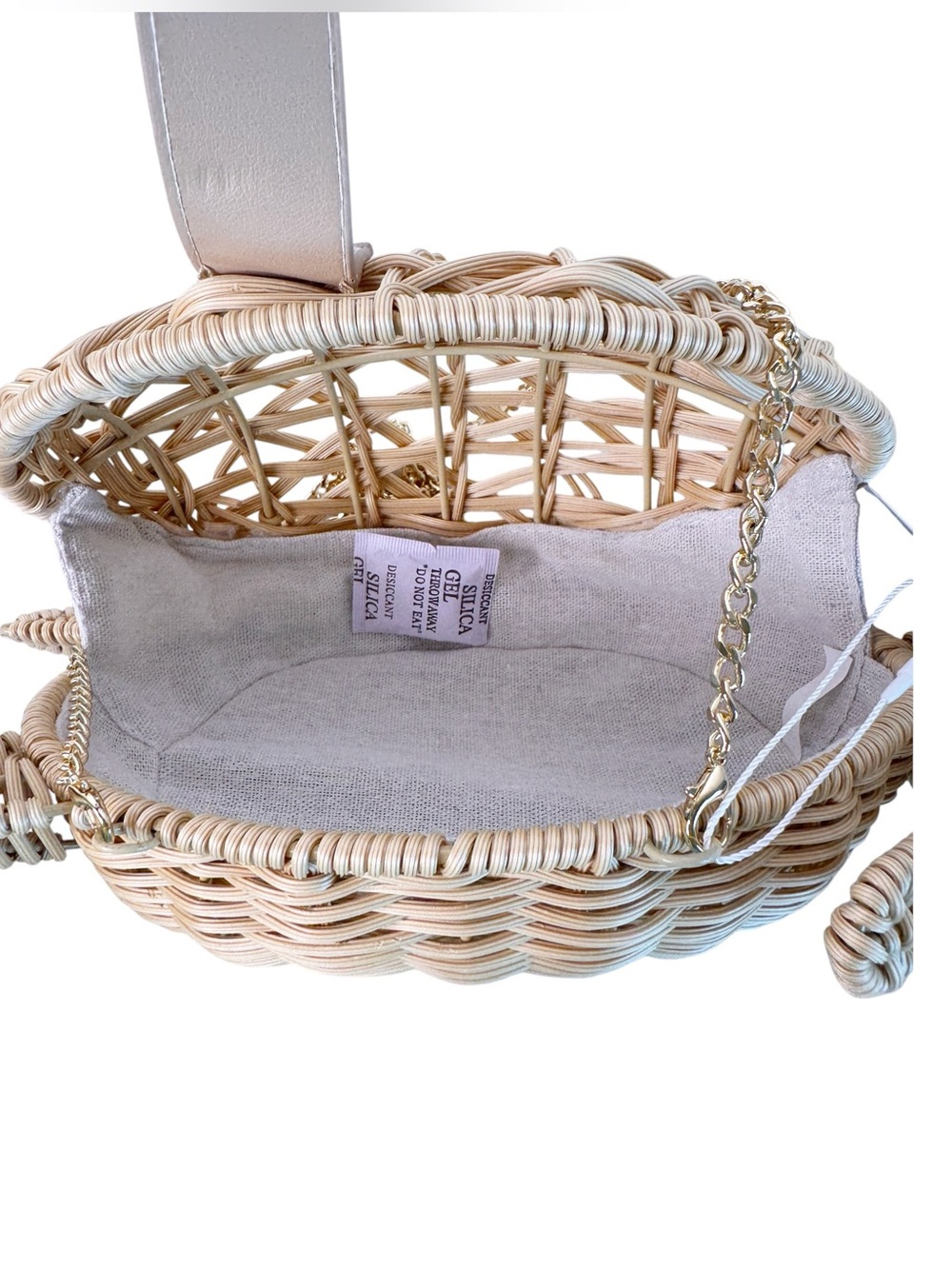 TOMMY BAHAMA NWT Wicker Woven Turtle Bag One Size in Natural - Picture 11 of 14